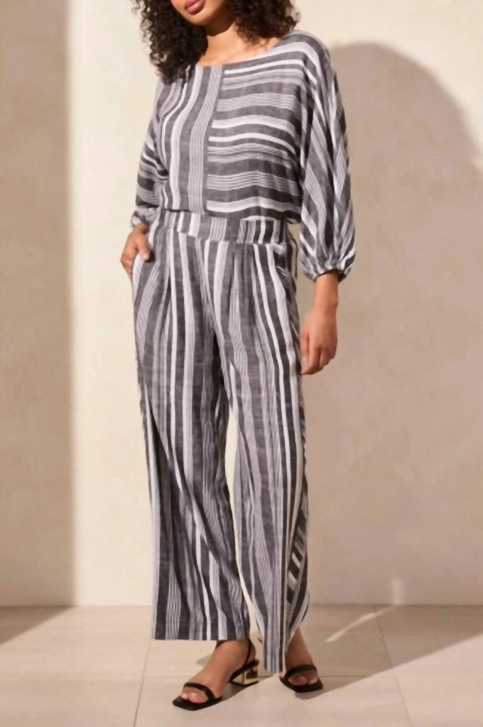 Tribal Tribal - Pull-on Flowy Wide Leg Pants With Pockets 3