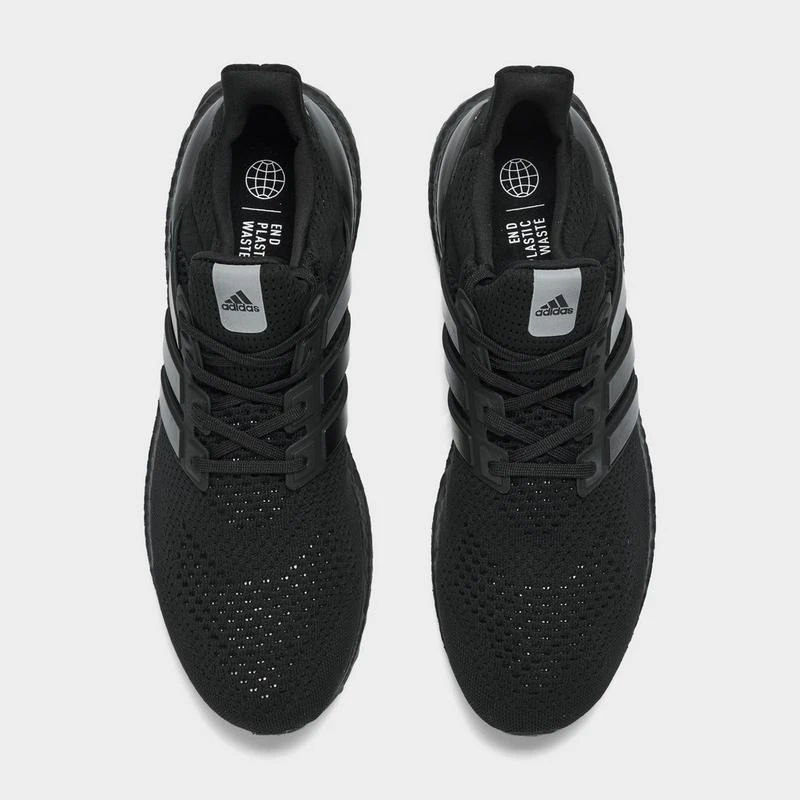 adidas ULTRABOOST 1.0 SHOES Core Black / Core Black / Beam Green 8 UK - Men Lifestyle Running Shoes,Trainers