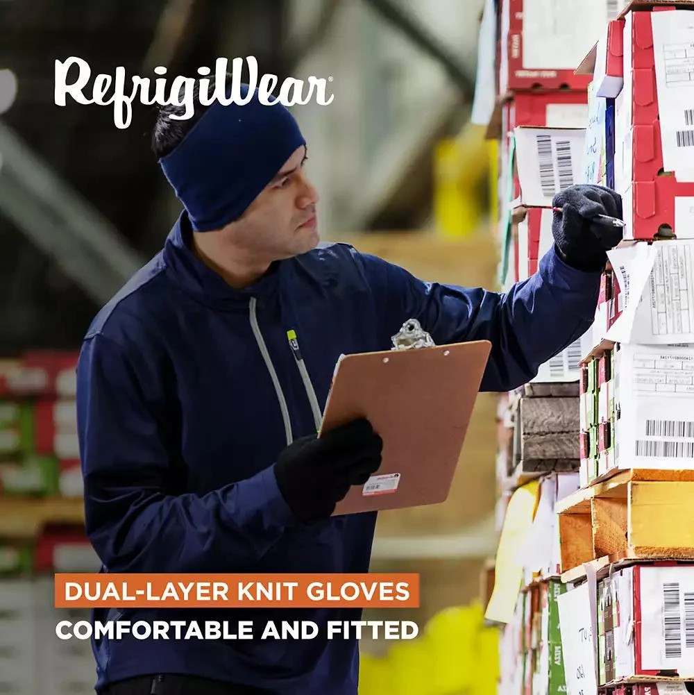 RefrigiWear Men's Dual-Layer Knit Insulated Gloves - Moisture-Wicking, 20°F Comfort Rating, Durable Cold Weather Work Gloves (Sold by the Dozen) 3