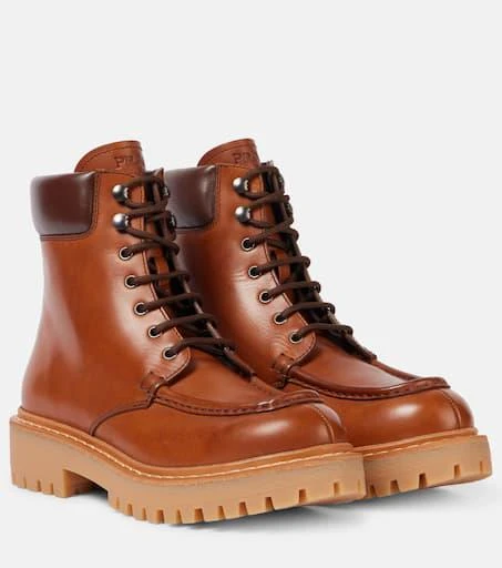 Prada Leather combat boots 1
