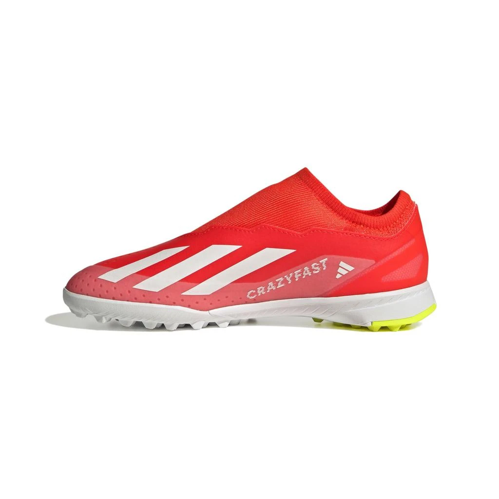 Adidas Soccer X Crazyfast League Laceless Turf (Little Kid/Big Kid) 4