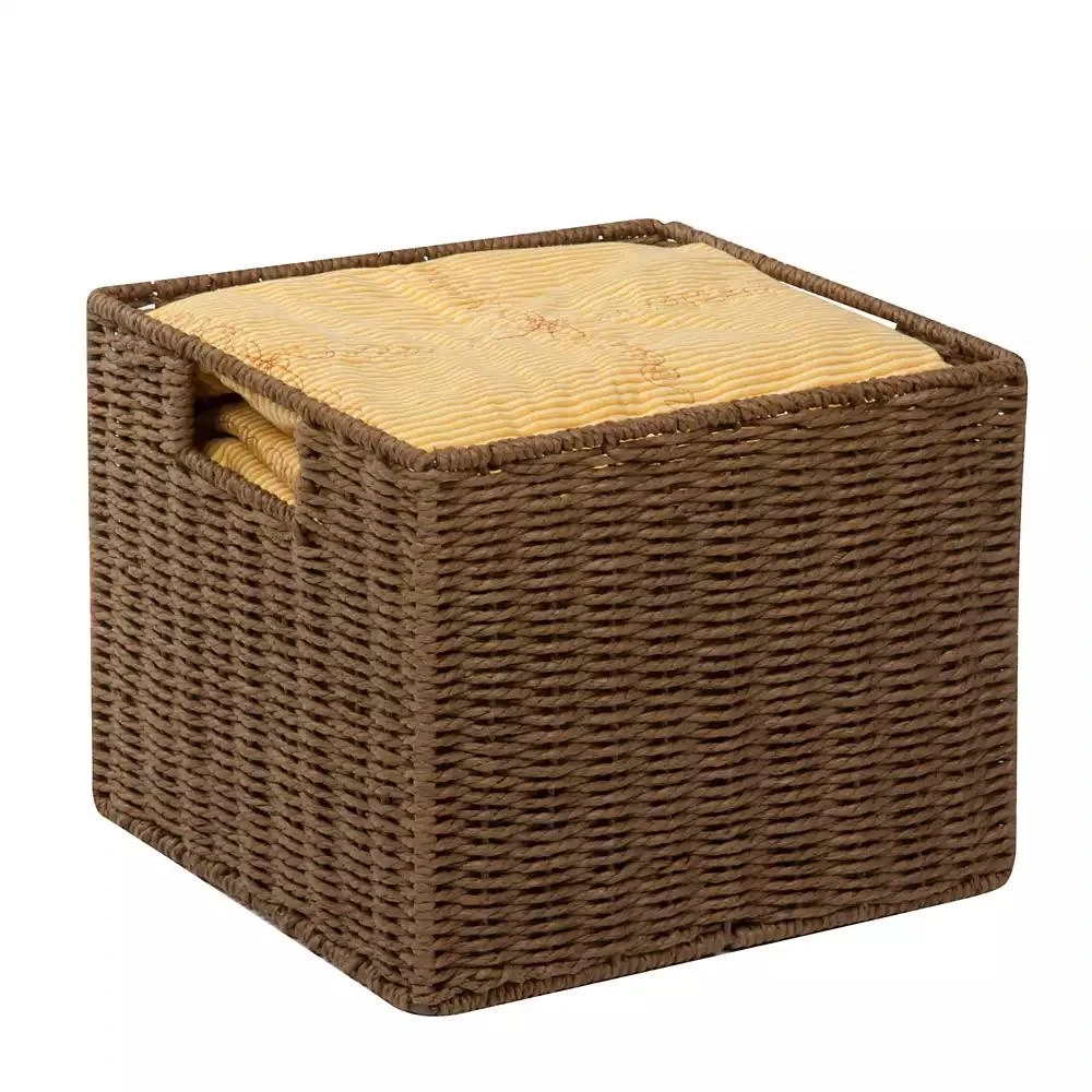 Honey Can Do Parchment Cord Storage Basket 1