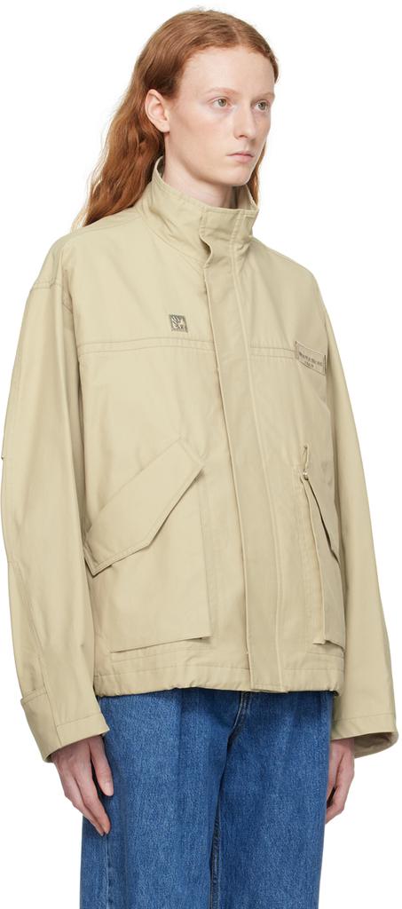 Wooyoungmi Beige High Neck Jacket
