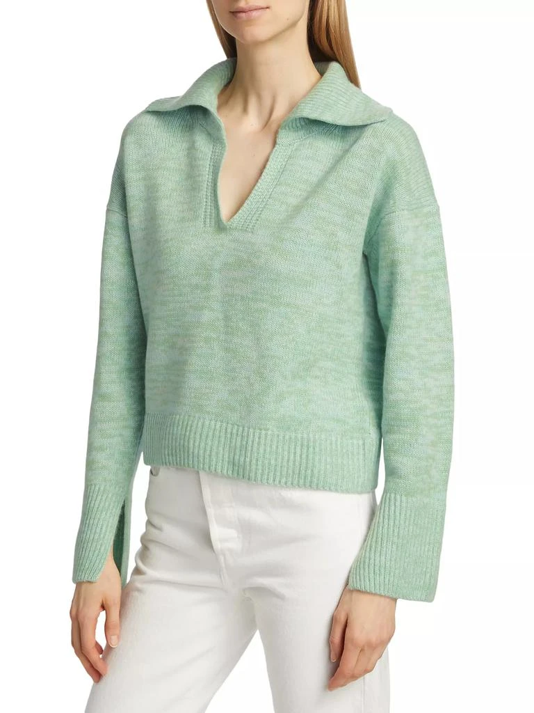 Naadam Wool & Cashmere V-Neck Sweater 4