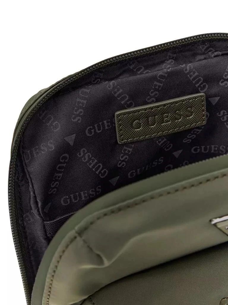 GUESS Men's Crossover Zip Logo Sling Bag 3