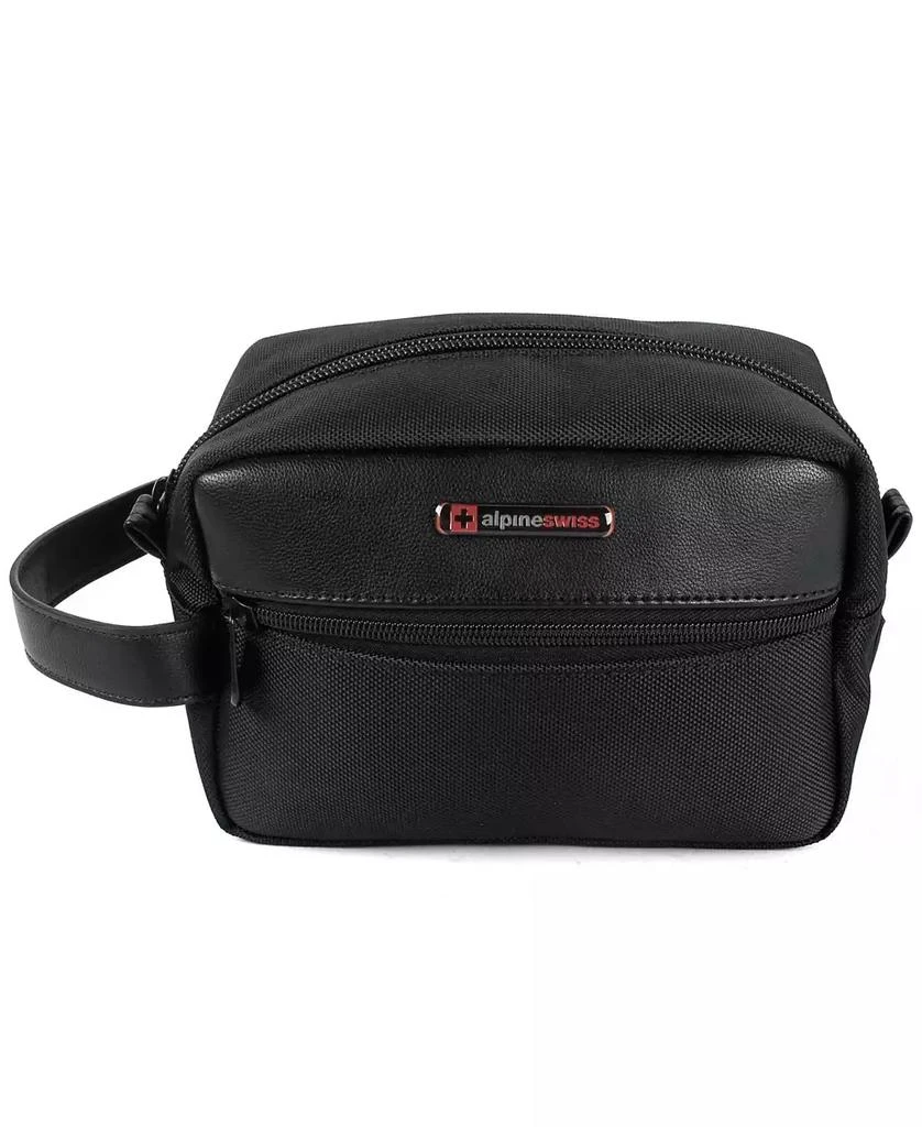 Alpine Swiss Hudson Shaving Kit Dopp Kit Overnight Toiletry Bag Travel Case New 10