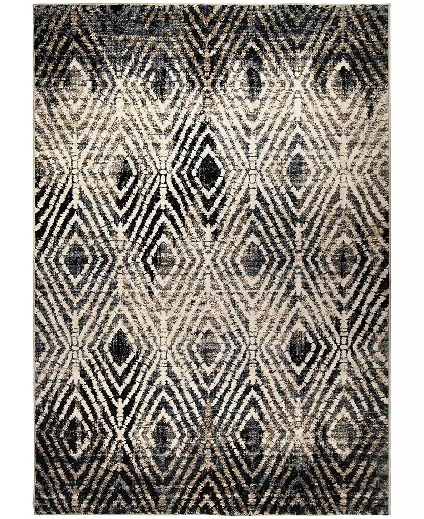 Palmetto Living CLOSEOUT! Orian Adagio Tribal Throne Off White 5'1" x 7'6" Area Rug 1