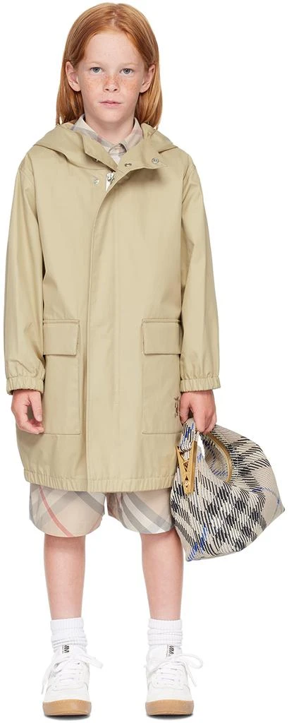 Burberry Kids Khaki Lightweight Coat 1