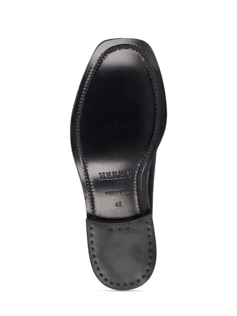 HEREU 20mm Nombela Leather Loafers 4