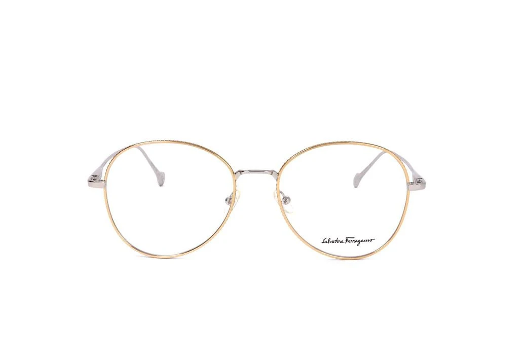 Salvatore Ferragamo Eyewear Salvatore Ferragamo Eyewear Oval Frame Glasses 1