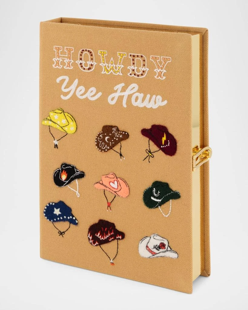 Olympia Le-Tan Howdy Cowgirl Hats Book Clutch Bag 2