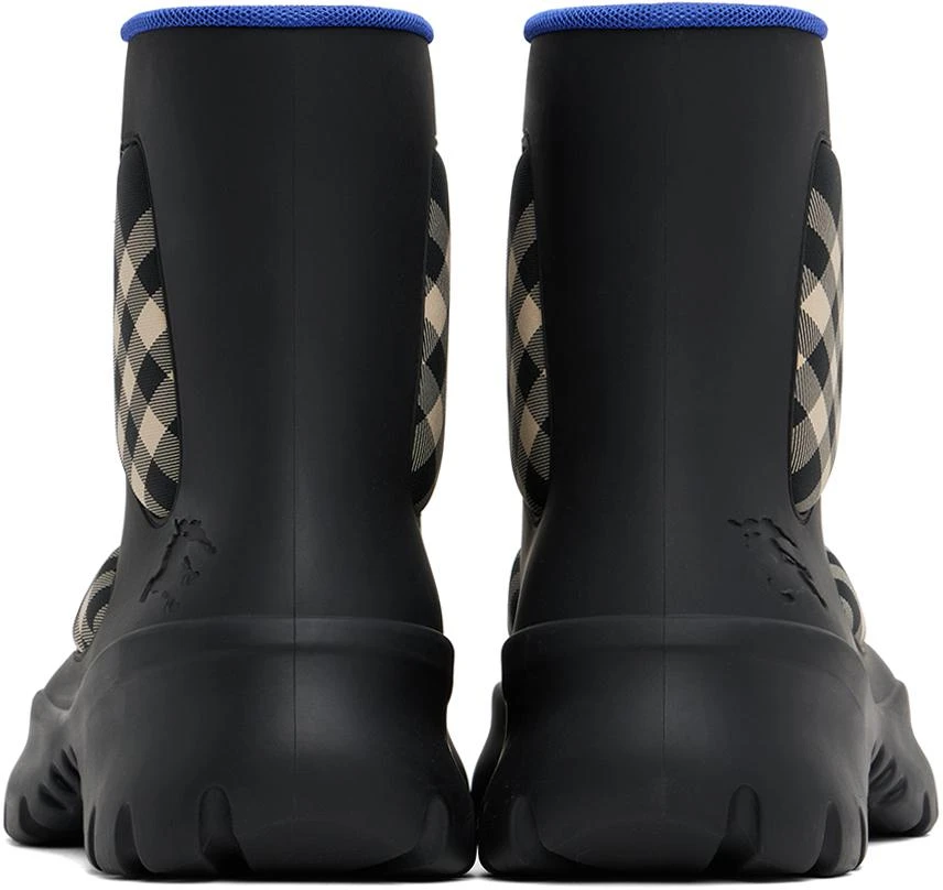 Burberry Black Rubber Boulder Boots 2