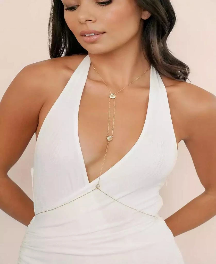 Ettika Jewelry Dainty Shell Body Chain 4