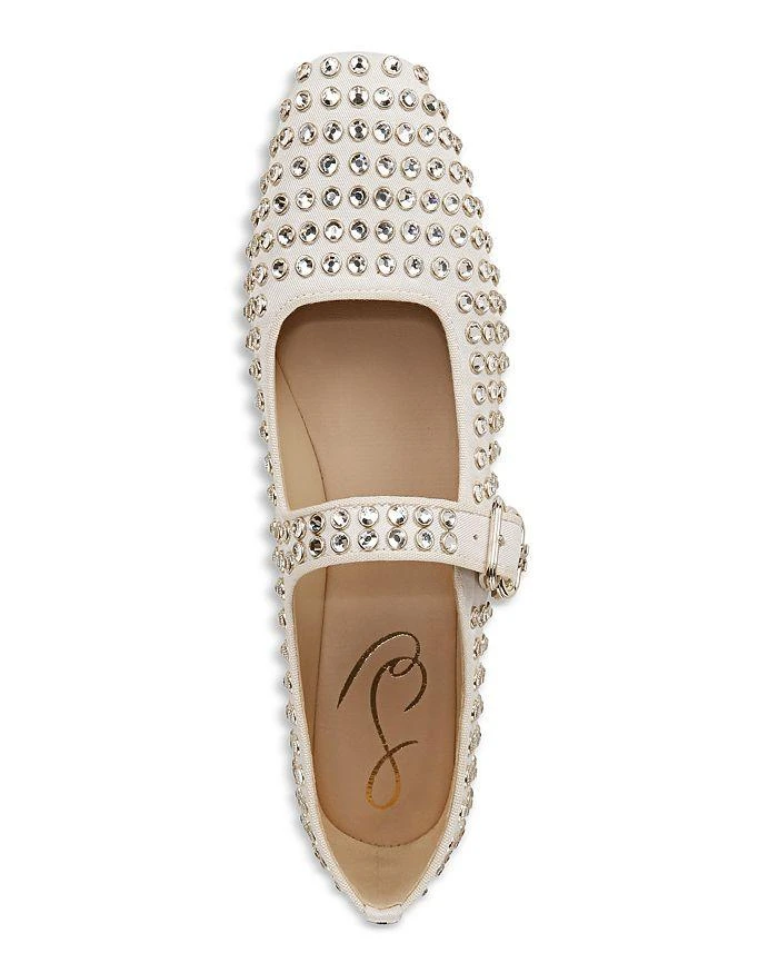 Sam Edelman Women's Michaela Gem Embellished Mary Jane Flats 4