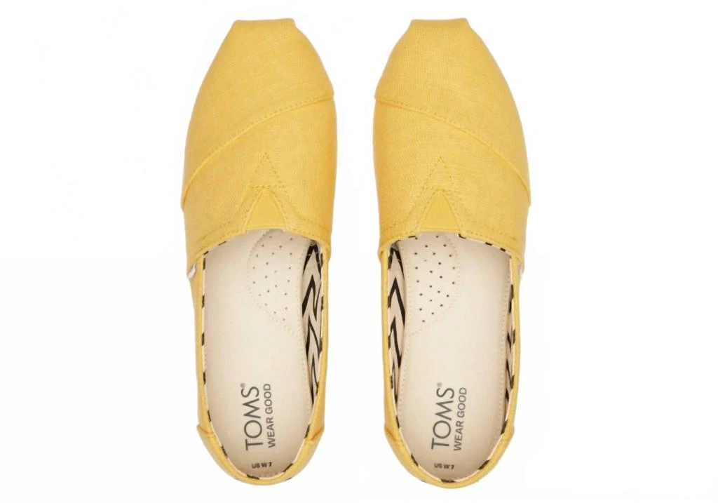 TOMS Women
s Heritage Canvas Alpargata Espadrille In Golden Yellow 4