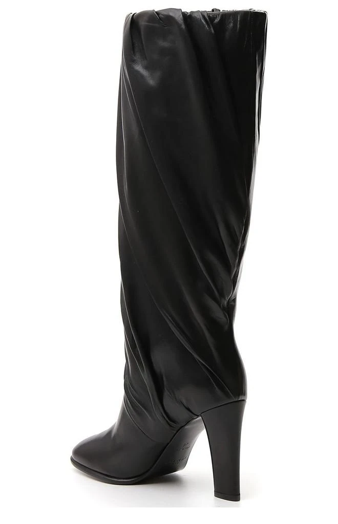 Givenchy Givenchy Pleated Chunky Heel Boots 3