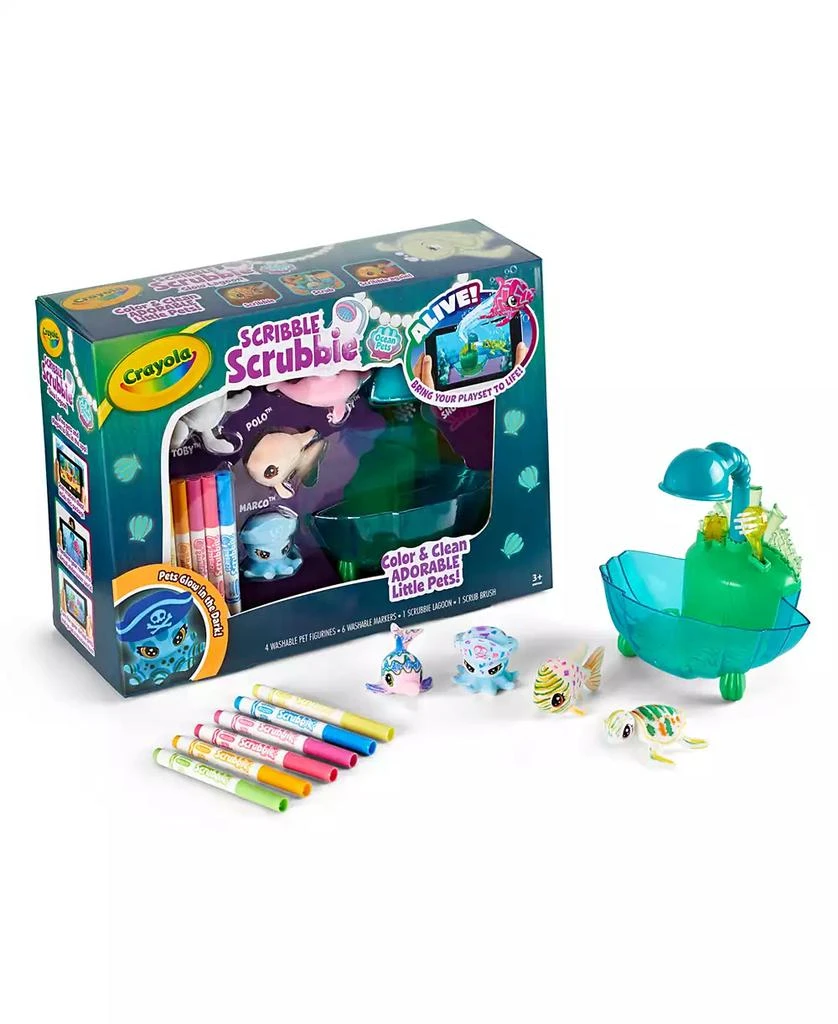 Crayola Scribble Scrubbie Ocean Pets Glow Lagoon 7