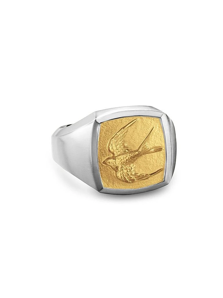 David Yurman Waves Bird Pinky Ring in Sterling Silver 1