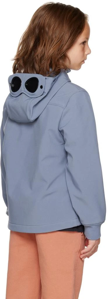 C.P. Company Kids Kids Blue Shell-R Goggle Jacket 3