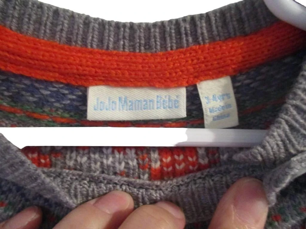 JoJo Maman Bébé Boy's Fox Fair Isle Jumper Coat 5