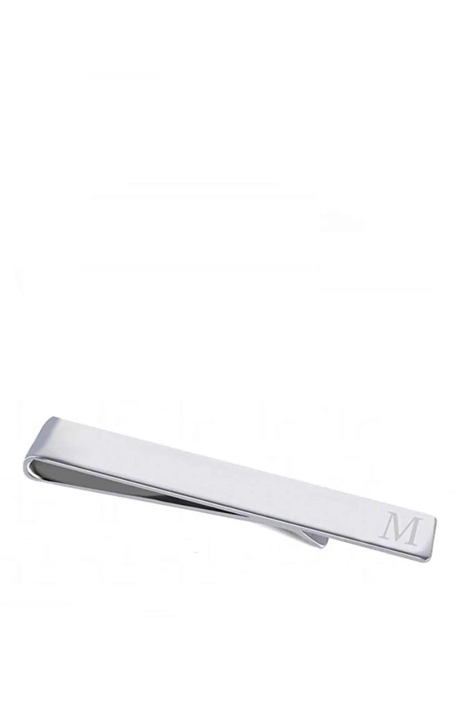 Stephen Oliver Silver Initial "M" Tie Bar