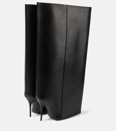 Balenciaga New Wander leather knee-high boots 2