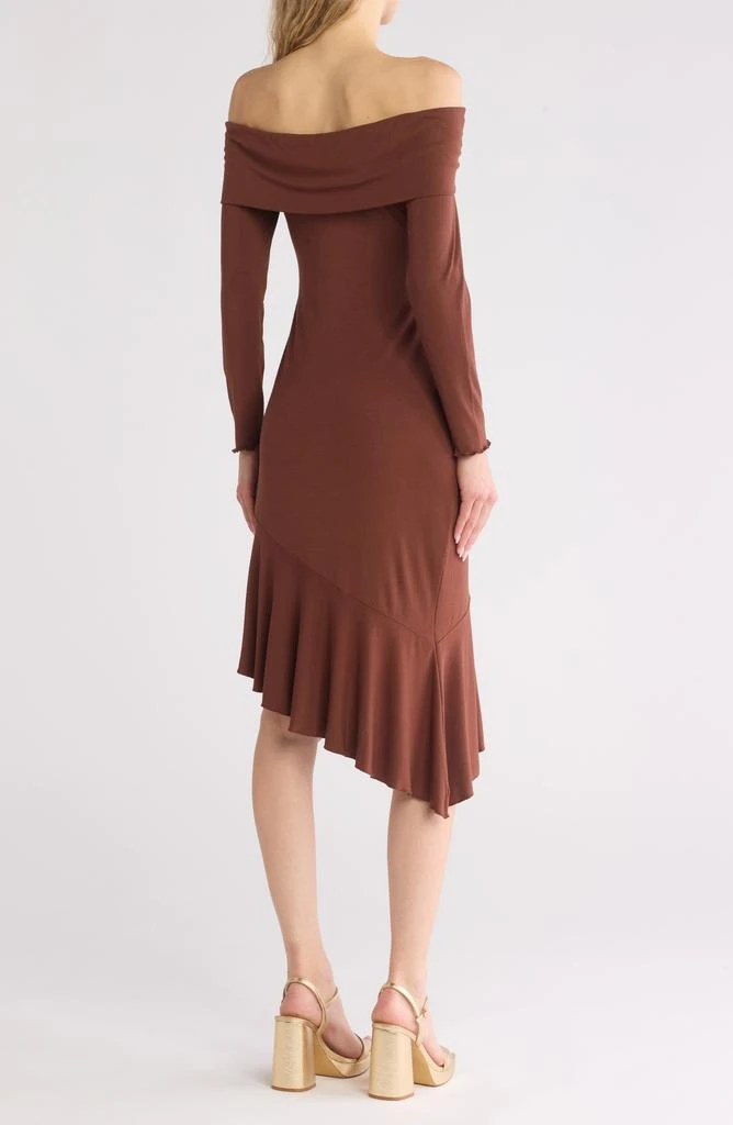 19 Cooper Off-the-Shoulder Long Sleeve Dress 2