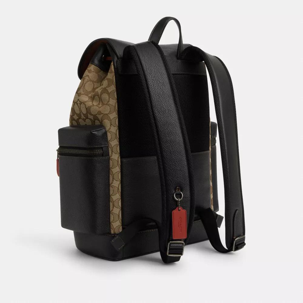 バッグ COACH Backpack Coach Sprint Backpack In Signature Jacquard - Backpacks