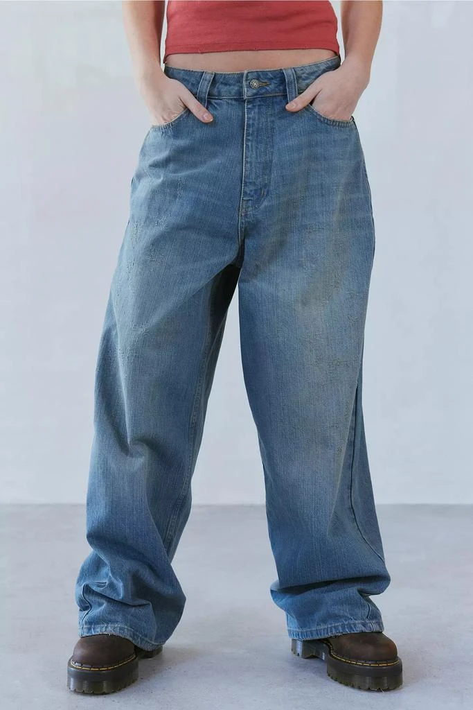 Jaded London Jaded London Light Wash Slub XL Colossus Baggy Jean 2