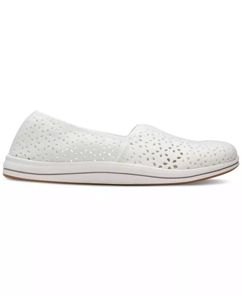 Clarks Women's Cloudsteppers Breeze Emily Perforated Loafer Flats 2