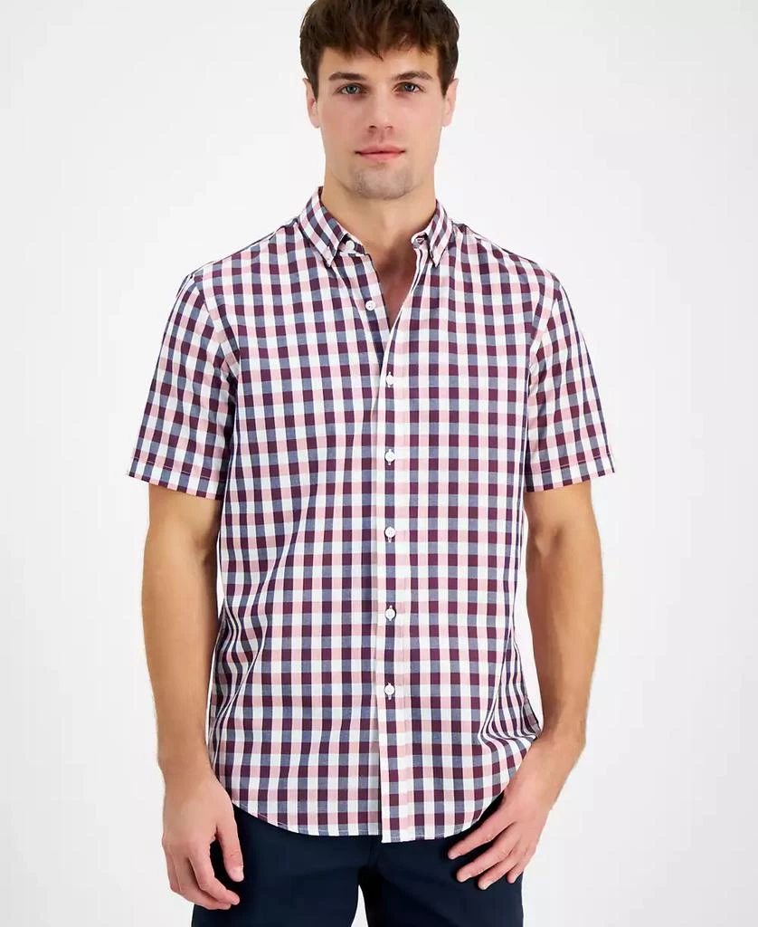 Club Room Men's Gin Regular-Fit Plaid Button-Down Shirt, Created for Macy's 1