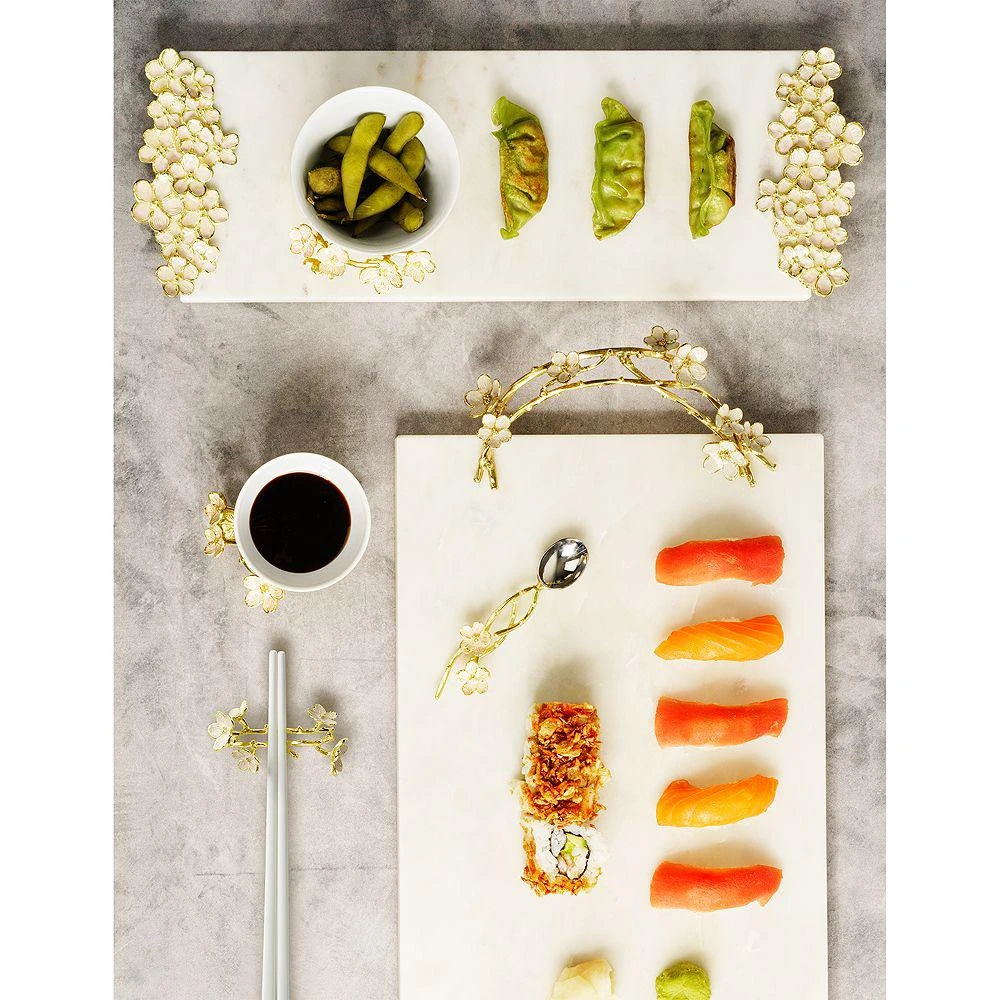 Michael Aram Cherry Blossom Chopsticks 
Stands Set 7