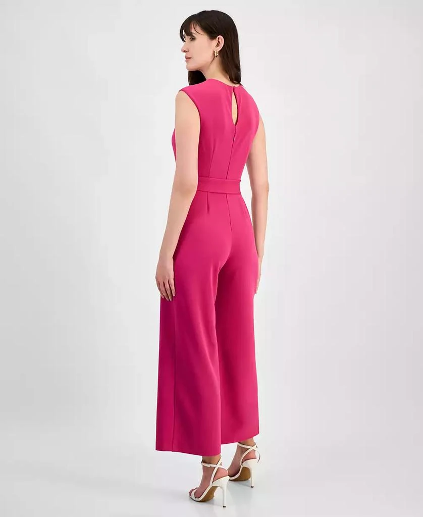 Tahari Petite Tie-Waist Sleeveless Wide-Leg Jumpsuit 5