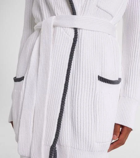 Brunello Cucinelli Ribbed-knit cotton cardigan 5