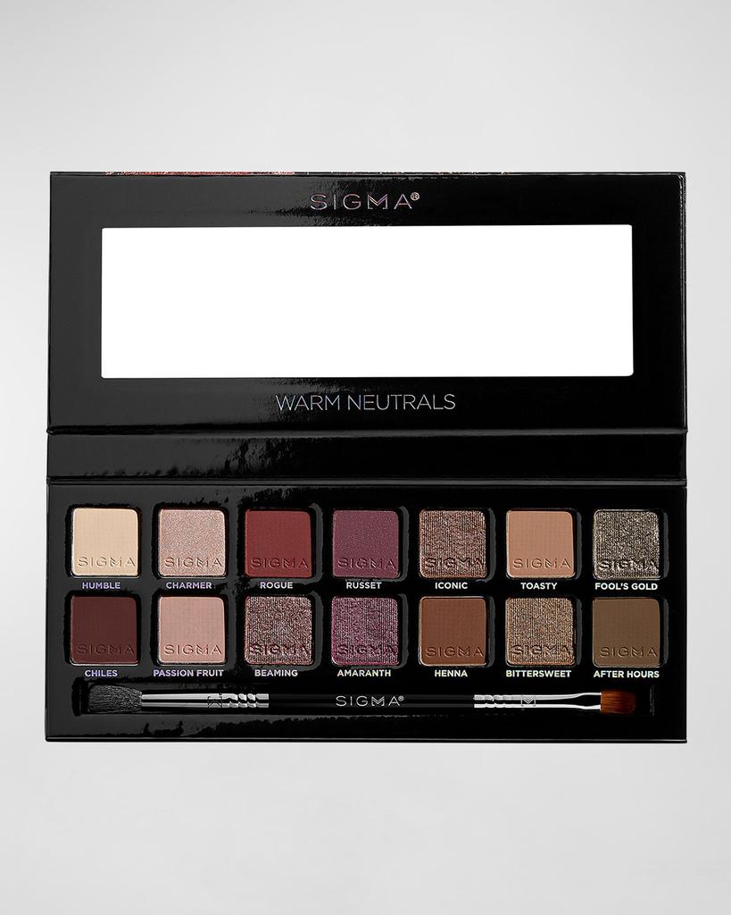 Sigma Beauty Warm Neutrals Eyeshadow Palette