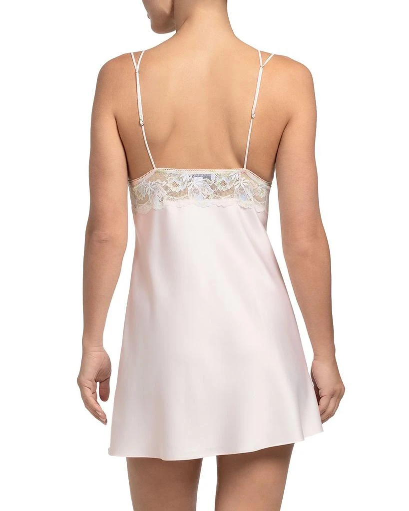 In Bloom Lace Trim Satin Chemise 2