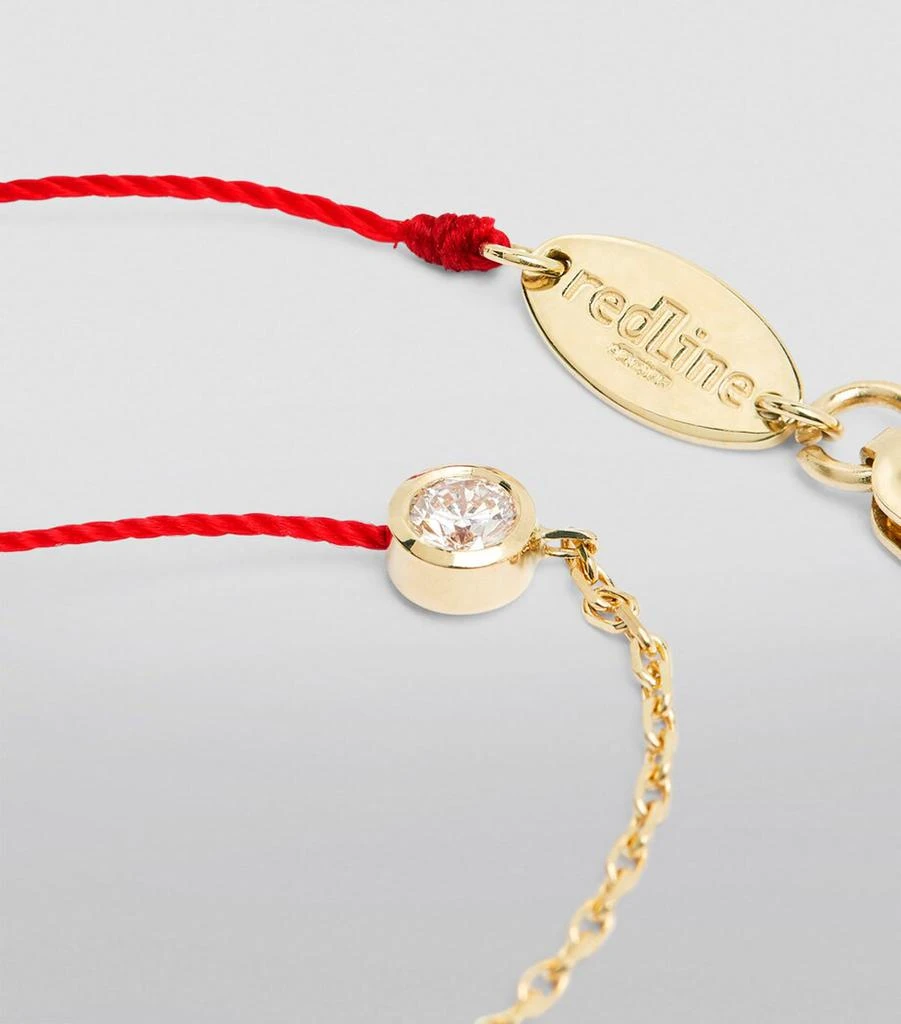 Redline Yellow Gold and Diamond Pure Half-Chain Bracelet 6