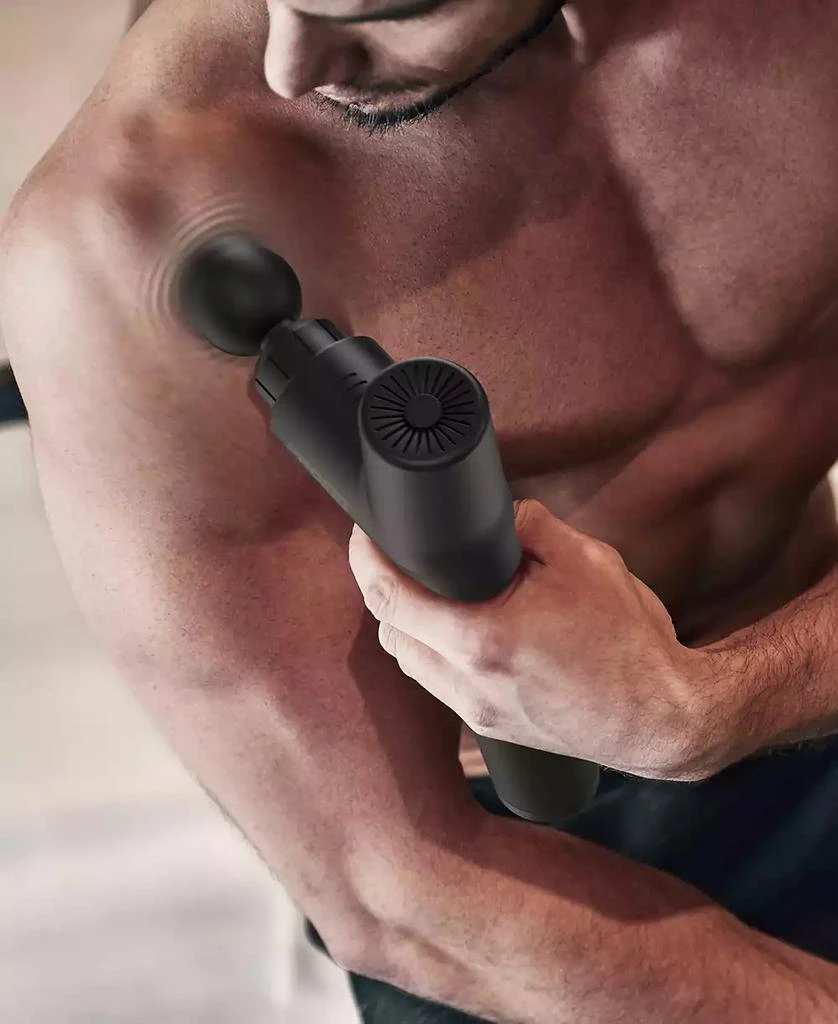 Tzumi PROfit Percussion Muscle Massage Gun, Rechargeable Deep Tissue Full-Body Massager with Multiple Attachments 3