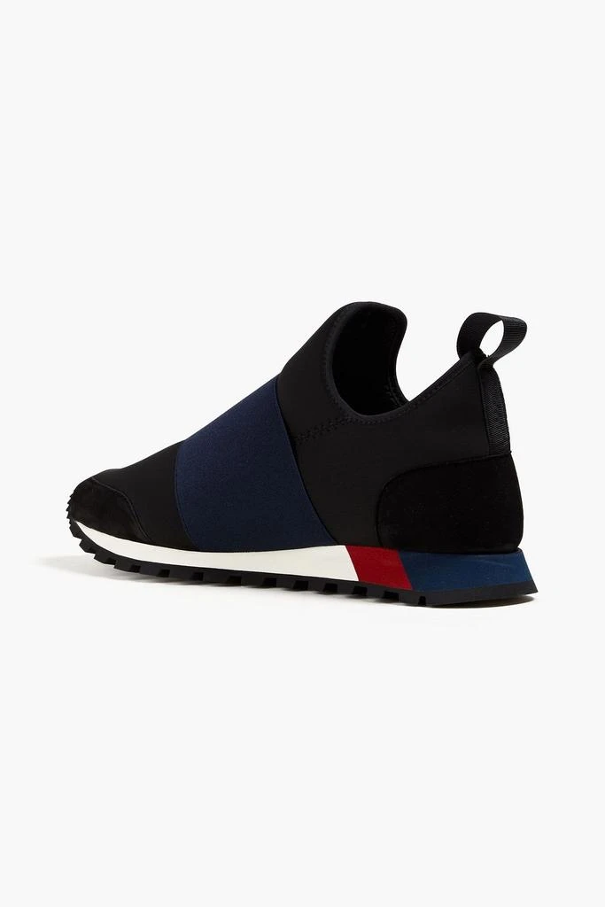 NATIONAL STANDARD + Fusalp Marly suede-trimmed neoprene sneakers 3