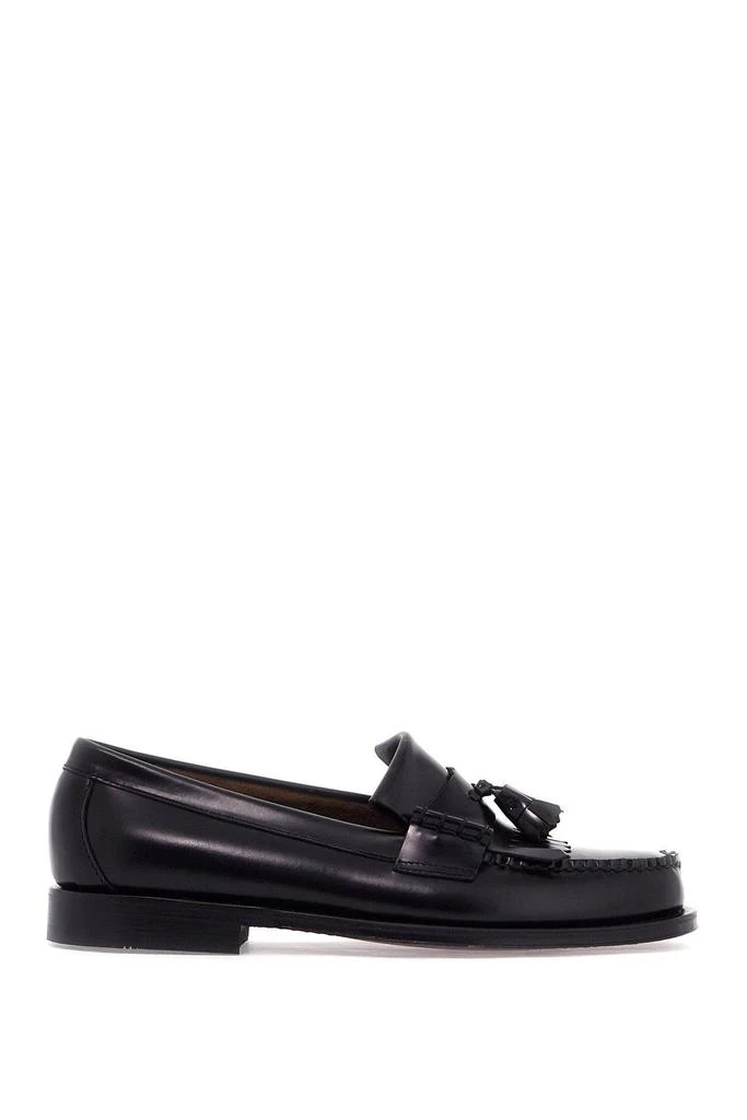G.H. Bass esther kiltie weejuns loafers in brushed leather 1