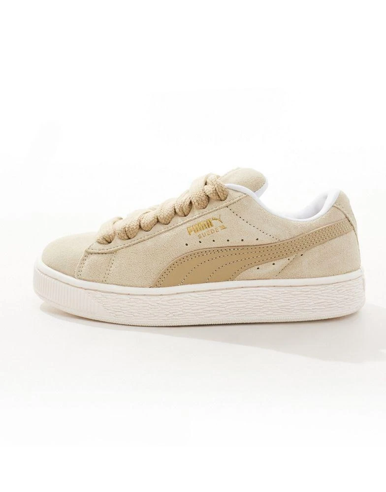 Puma Puma Suede XL trainers in tan and beige 4
