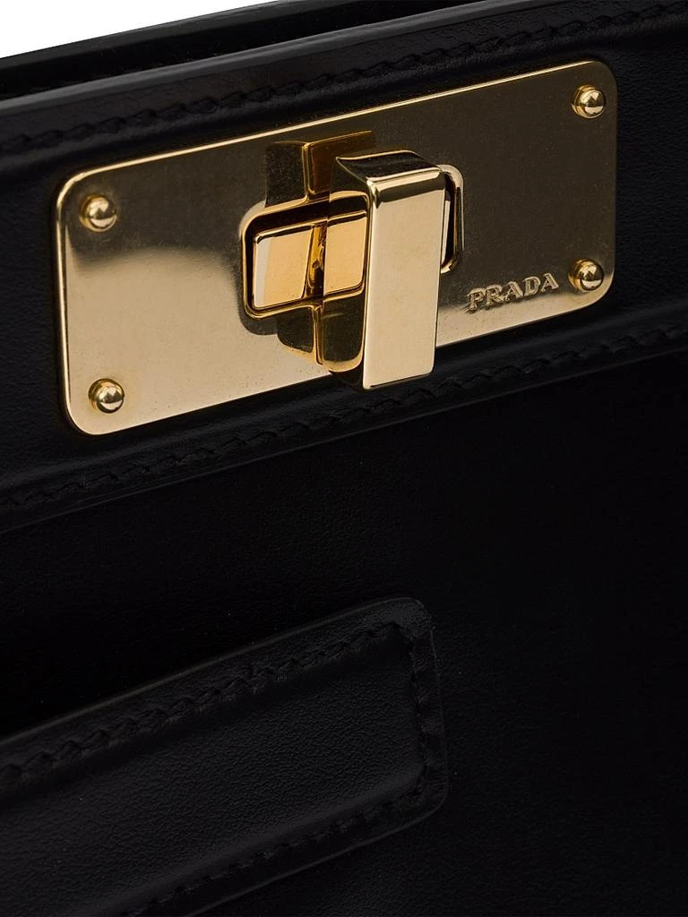 Prada Medium Leather Top Handle Bag 5