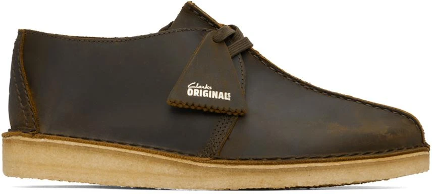Clarks Brown Desert Trek Derbys - Business Casual Shoes  display picture 1