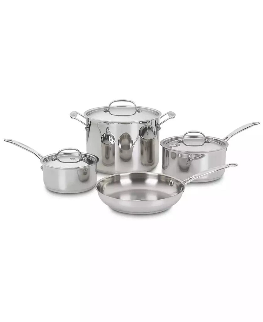 Cuisinart Chef's Classic Stainless Steel 7 Piece Cookware Set 3