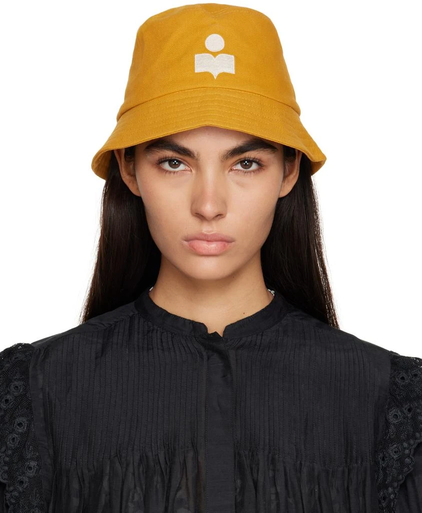 Isabel Marant Yellow Haley Bucket Hat 1