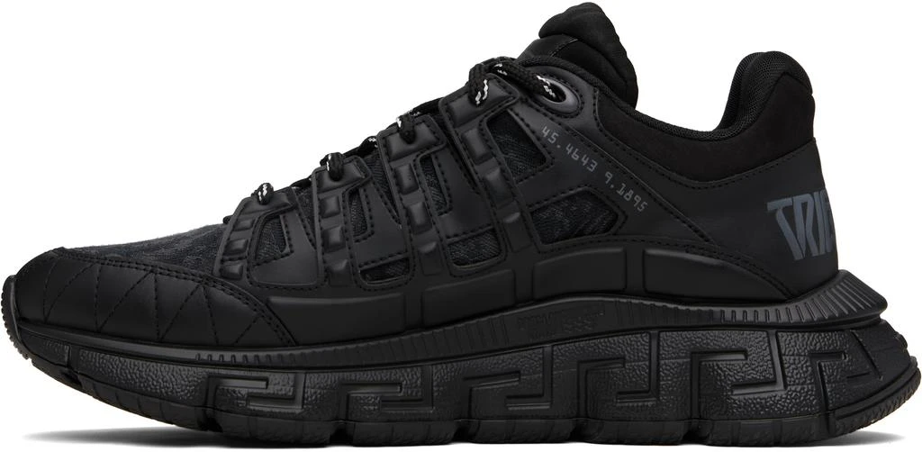 Versace Black Barocco Jacquard Trigreca Sneakers 3