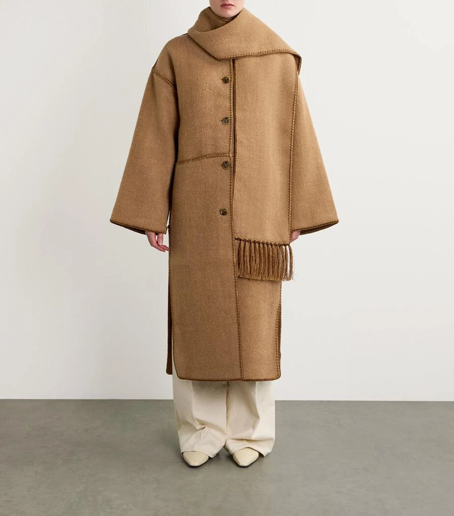 Totême Wool-Blend Scarf Coat 3