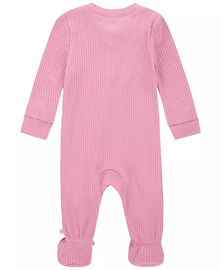 Huggies Baby Girls Organic Rib Coverall