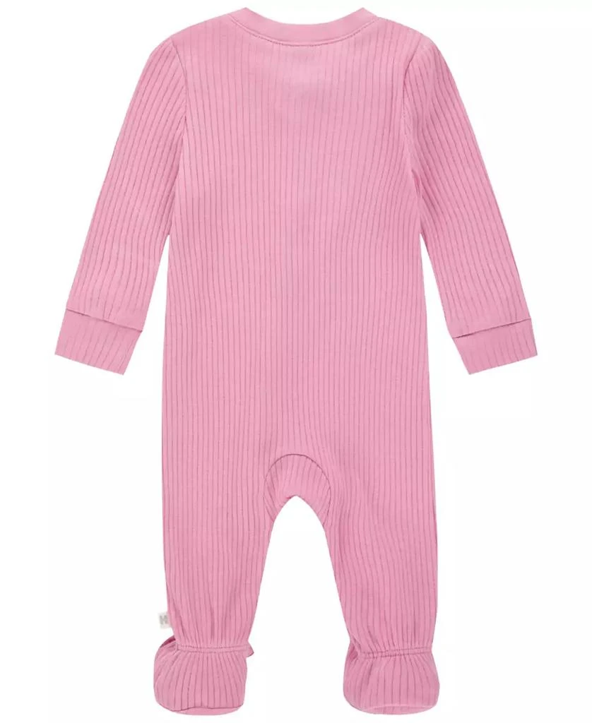 Huggies Baby Girls Organic Rib Coverall 2