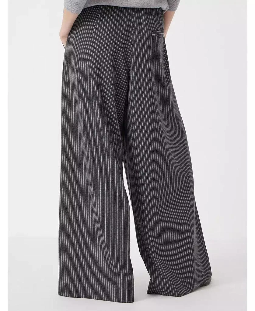 Hush Women's Pinstripe Wide Leg Jogger 3